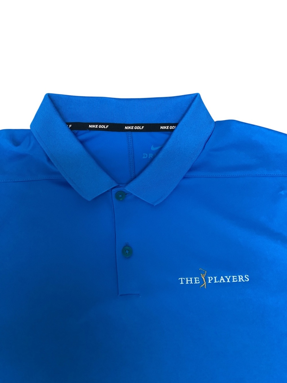 Nike Men's Bright Blue The Players Golf Polo size xl